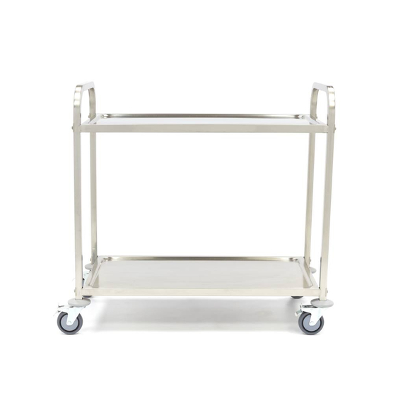 Maxima Gastro Servierwagen Edelstahl - 2 Regale