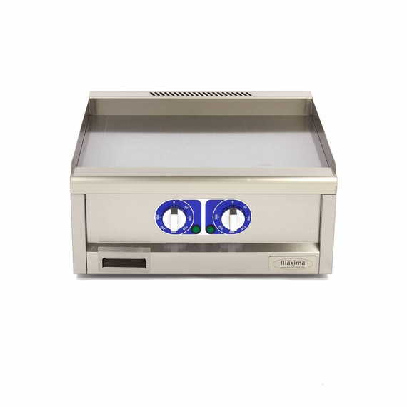 Maxima Gastro Grillplatte - Glatt - Doppeleinheit - 60 cm Tief - Elektrisch - 400 V