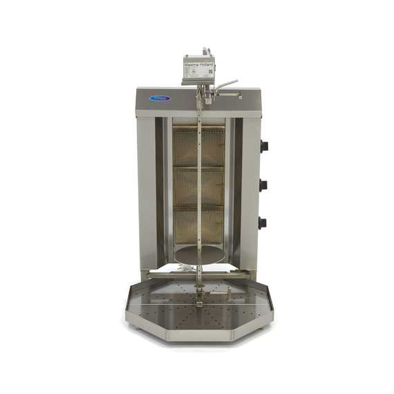 Maxima Gastro Dönergrill - 3 Brenner - 30 kg Fleisch - Gas
