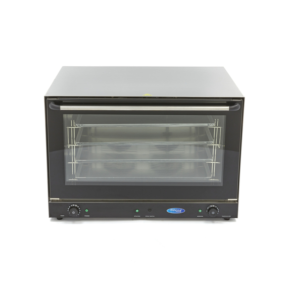 Maxima Gastro Konvektionsofen - Dampf - Passt 4 Tabletts (60 x 40 cm) - Eingebauter Timer