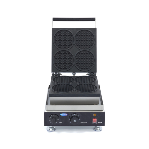Maxima Gastro Waffelmacher - 4 Waffeln - Mini -Runden