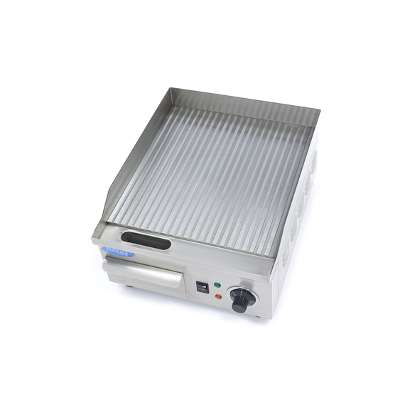 Maxima Gastro Grillplatte - Gerillt - 36 cm - inkl. Tropfschale
