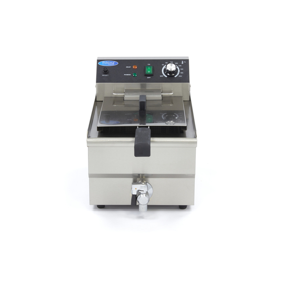 Maxima Gastro Fritteuse - 13 l - 1 Korb - mit Ablasshahn