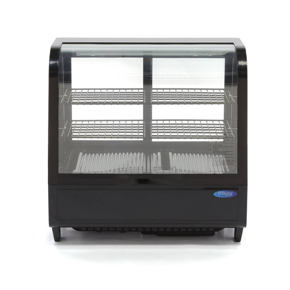 Maxima Gastro Glastürkühlschränke - 100 l - 68 cm - Hintere Schiebetür