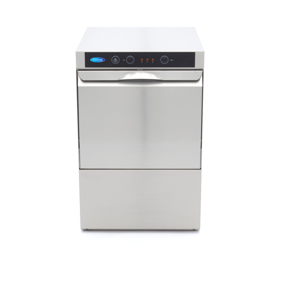 Maxima Gastro Geschirrspüler-Unterbau - 40 x 40 cm - mit Abfluss-, Spülenhilfe- und Seifenpumpen - 230 V