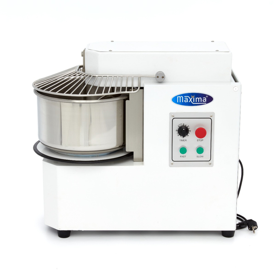 Maxima Gastro Teigmischer - 20 l - 12 kg Teig - 2 Geschwindigkeiten - Abnehmbare Schüssel