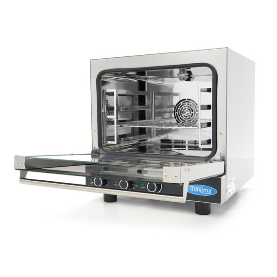 Maxima Gastro Combi - Dampfofen - Passt 4 x 2/3 GN Tabletts - Analog