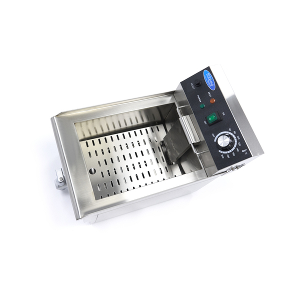Maxima Gastro Fritteuse - 10 l - 1 Korb - mit Ablasshahn