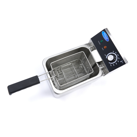 Maxima Gastro Fritteuse - 4 l - 1 Korb - Bis zu 0,8 kg Pommes Frites