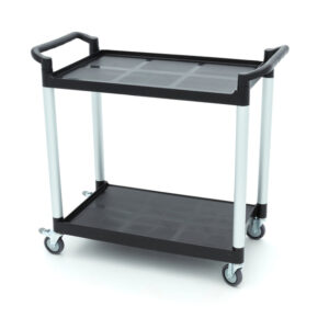 Maxima Servierwagen - 2 Kunststoffregale - 103 x 50,5 cm