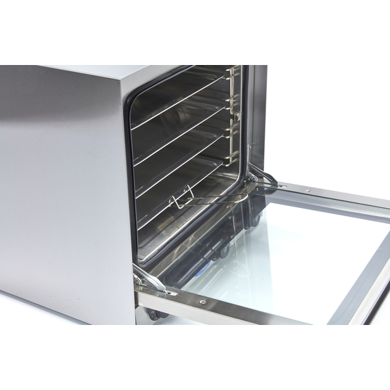 Maxima Gastro Konvektionsofen - Grill und Dampf - Passt zu 4 Tabletts - Eingebauter Timer