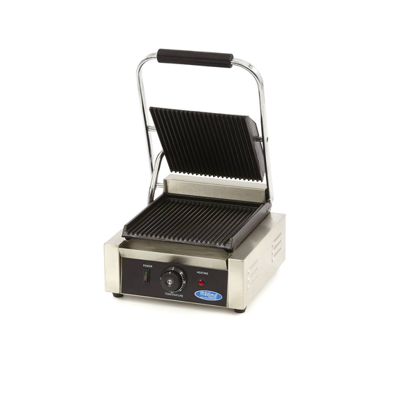Maxima Gastro Kontaktgrill - Gerillt - Einzelgrillplatte - 22 cm