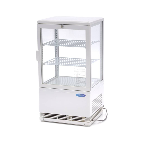 Maxima Gastro Kühlvitrine - 58 l - 43 cm - Weiß