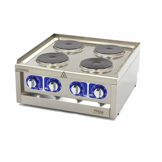 Maxima Gastro Kochfeld - 4 Brenner - Doppeleinheit - 60 cm Tief - 400 V