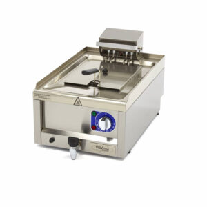 Maxima Gastro Fritteuse - 10 l - 1 Korb - mit Ablasshahn - 400 V