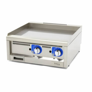 Maxima Gastro Grillplatte - Glatt - Doppeleinheit - 60 cm Tief - Gas