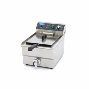 Maxima Gastro Fritteuse - 16 l - 1 Korb - mit Ablasshahn