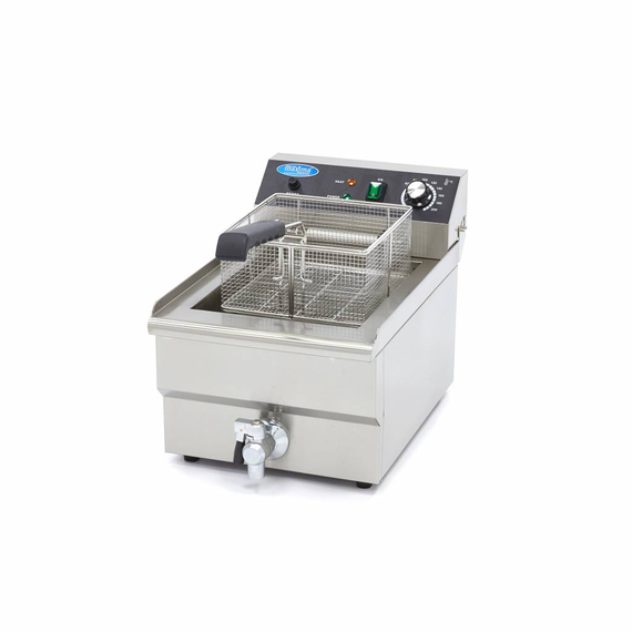 Maxima Gastro Fritteuse - 16 l - 1 Korb - mit Ablasshahn
