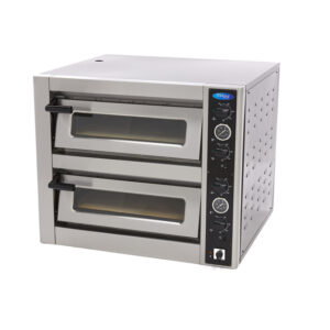 Maxima Gastro Pizzaofen - Passt 4 x Ø 30 cm Pizzas - Doppeldeck