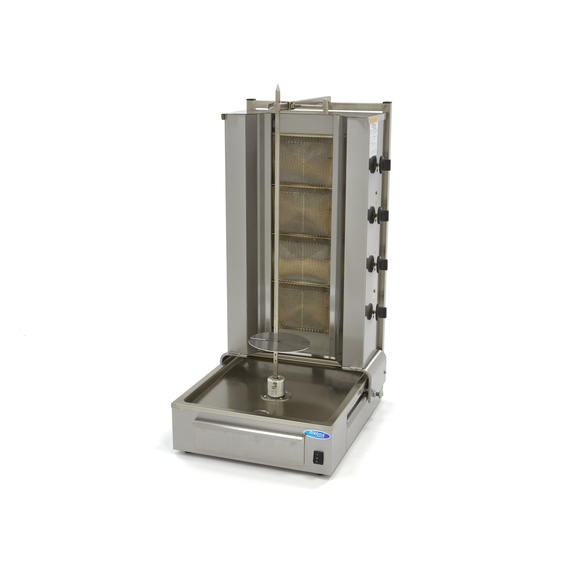 Maxima Gastro Dönergrill - 4 Brenner - 70 kg Fleisch - Gas