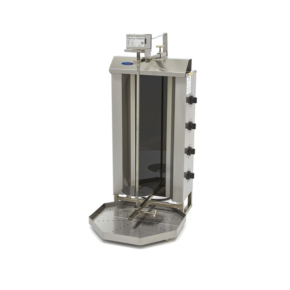 Maxima Gastro Dönergrill - 4 Brenner - 50 kg Fleisch - Elektrisch