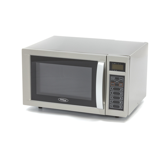 Maxima Gastro Mikrowelle - 1000W - 20 Programme - Platten bis zu Ø32 cm