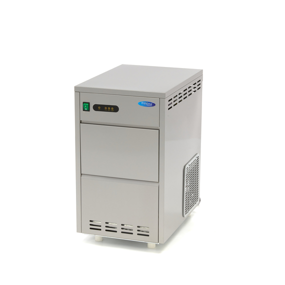 Maxima Gastro Eiswürfelmaschine - 30 kg/Tag - Zerkleinert/Flocken - Wasser Gekühlt
