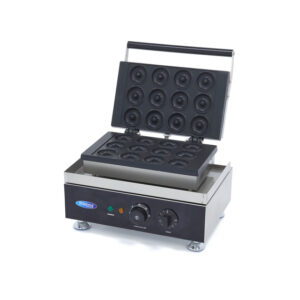 Maxima Gastro Donut Maker - 12 Mini -Donuts - Ø5 cm - mit Eingebauter Timer