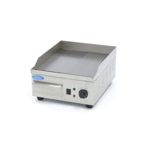 Maxima Gastro Grillplatte - Halb Gerillt - 36 cm - inkl. Tropfschale