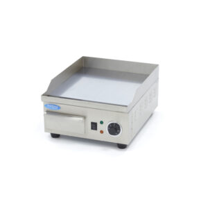Maxima Gastro Grillplatte - Glatte Chrom - 36 cm - inkl. Tropfschale