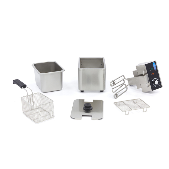 Maxima Gastro Fritteuse - 4 l - 1 Korb - Bis zu 0,8 kg Pommes Frites
