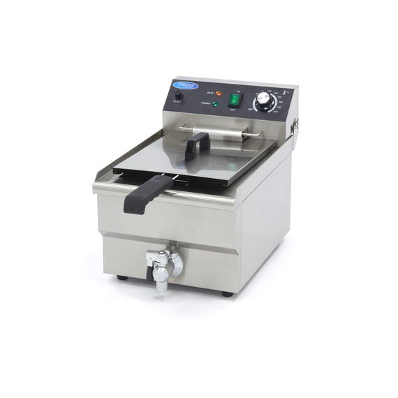 Maxima Gastro Fritteuse - 13 l - 1 Korb - mit Ablasshahn