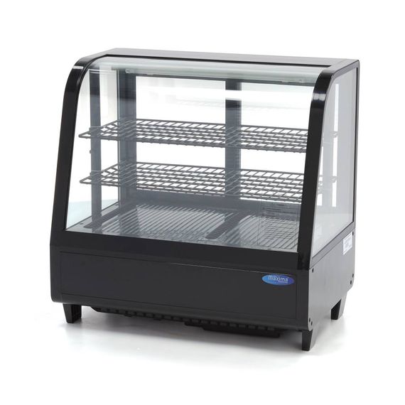 Maxima Gastro Glastürkühlschränke - 100 l - 68 cm - Hintere Schiebetür