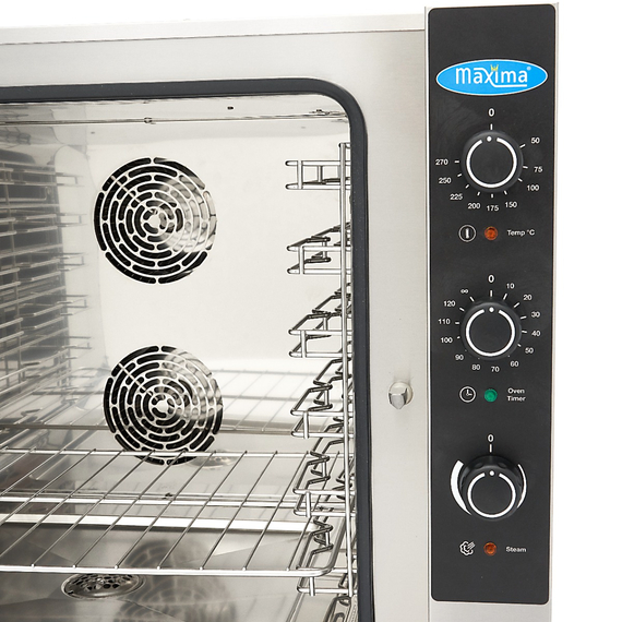 Maxima Gastro Combi - Dampfofen - Passt 6 Tabletts (1/1 GN / 60 x 40 cm) - Analog - 400 V