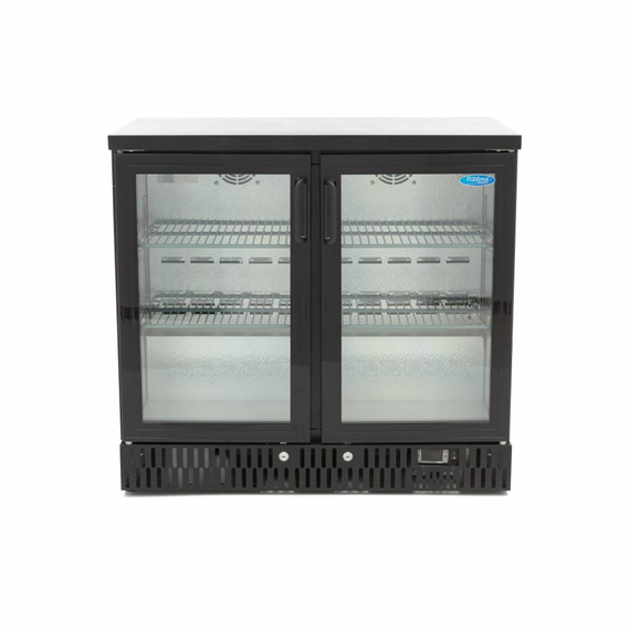 Maxima Gastro Getränke Kühlschrank - 2 Scharnier -Türen - 4 verstellbare Regale