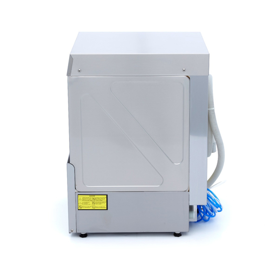 Maxima Gastro Gläserspülermaschine - 35 x 35 cm - mit Abfluss-, Spülenhilfe- und Seifenpumpen - Digital Anzeige - 230 V