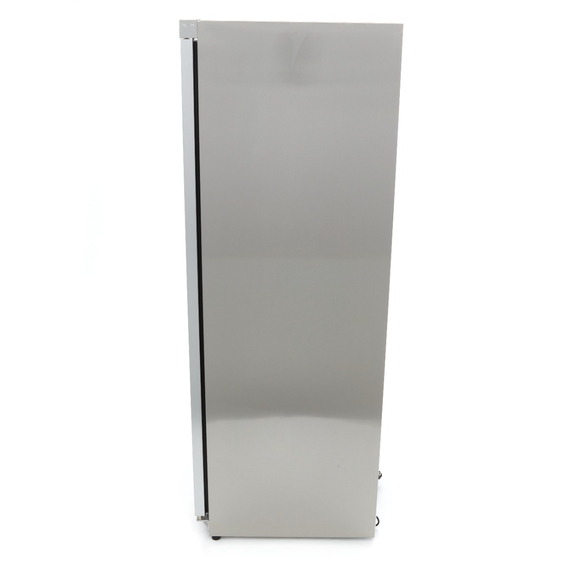 Maxima Gastro Gefrierschrank - 600 l - Rostfreier Stahl - mit Glastür