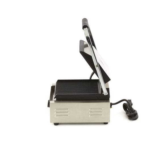 Maxima Gastro Kontaktgrill - Gerillt - Einzelgrillplatte - 22 cm