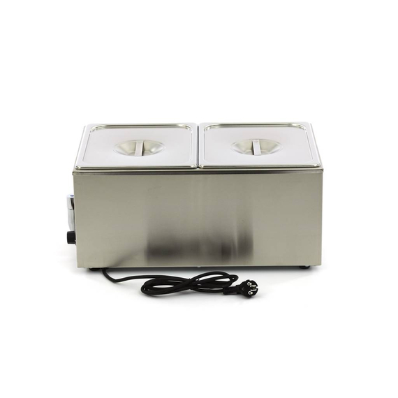 Maxima Gastro Bain Marie - mit Wasserhahn- inkl. 2 x 1/2 GN Set - Elektrisch
