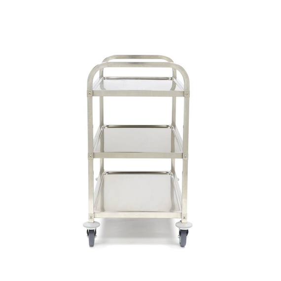 Maxima Gastro Servierwagen Edelstahl - 3 Regale