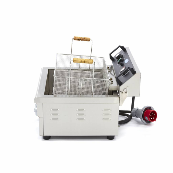 Maxima Gastro Fritteuse - 20 l - 1 Korb - mit Ablasshahn