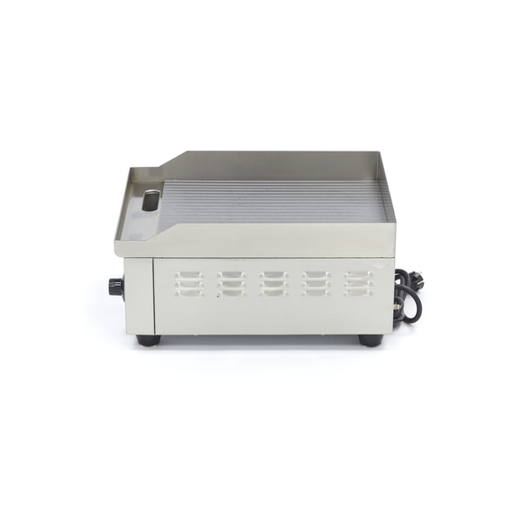 Maxima Gastro Grillplatte - Gerillt - 36 cm - inkl. Tropfschale