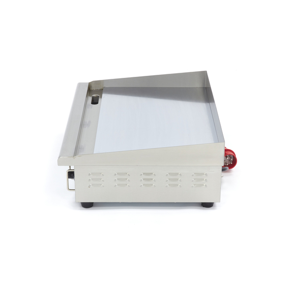 Maxima Gastro Grillplatte - Glatte Chrom - 73 cm - inkl. Tropfschale - 400 V