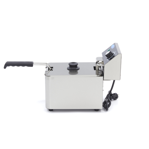 Maxima Gastro Fritteuse - 4 l - 1 Korb - Bis zu 0,8 kg Pommes Frites