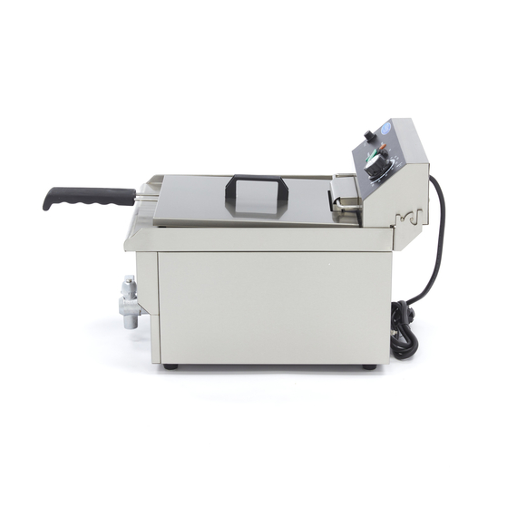 Maxima Gastro Fritteuse - 13 l - 1 Korb - mit Ablasshahn