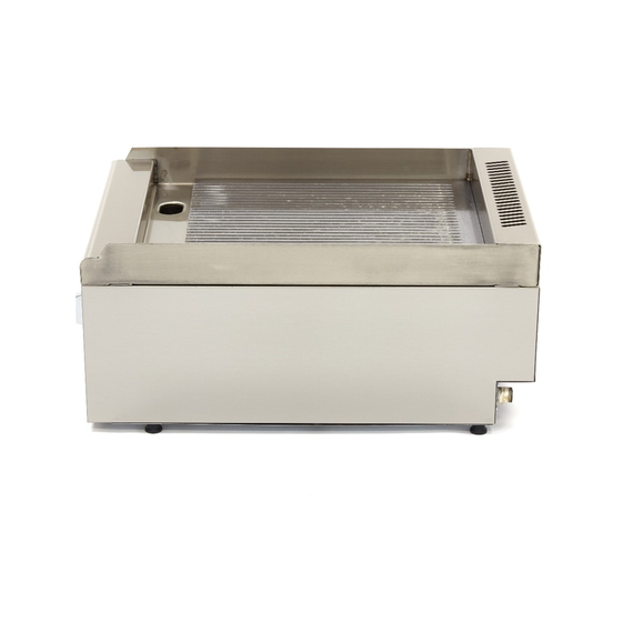 Maxima Gastro Grillplatte - Gerillt - Einzeleinheit - 60 cm Tief - Gas