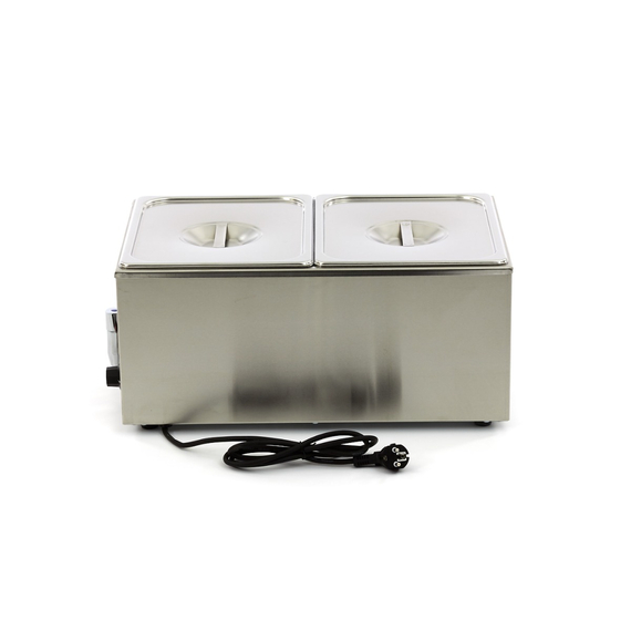 Maxima Gastro Bain Marie - mit Wasserhahn- inkl. 2 x 1/2 GN Set - Elektrisch