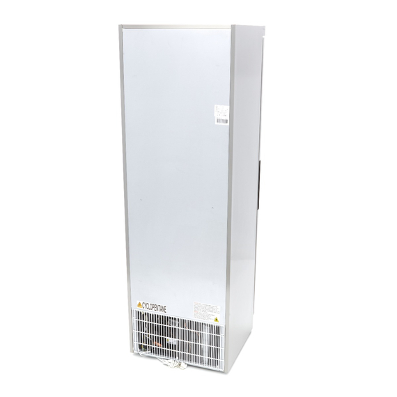 Maxima Gastro Gefrierschrank - 400 l - 6 Feste Regale - Rostfreier Stahl