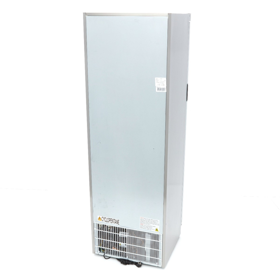 Maxima Gastro Gefrierschrank - 400 l - Rostfreier Stahl - mit Glastür