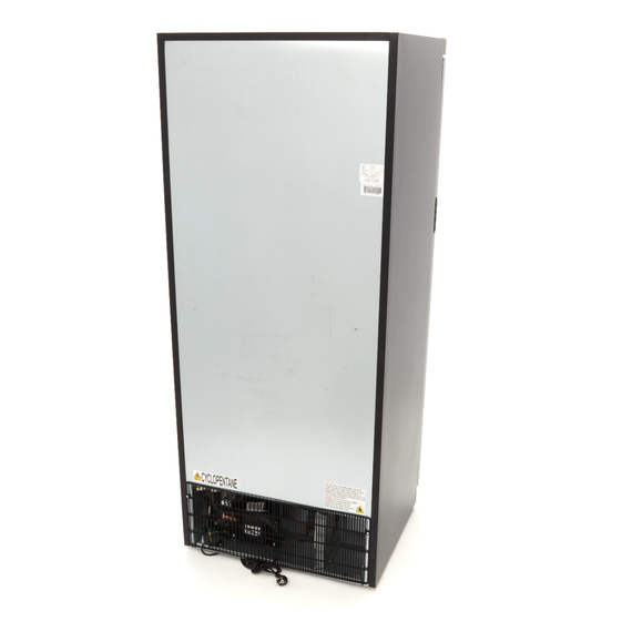 Maxima Gastro Gefrierschrank - 600 l - Schwarz - mit Glastür